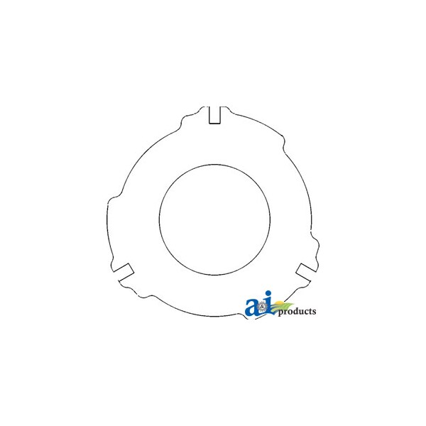 Plate, Trans & PTO Clutch 14" x14" x0.5"